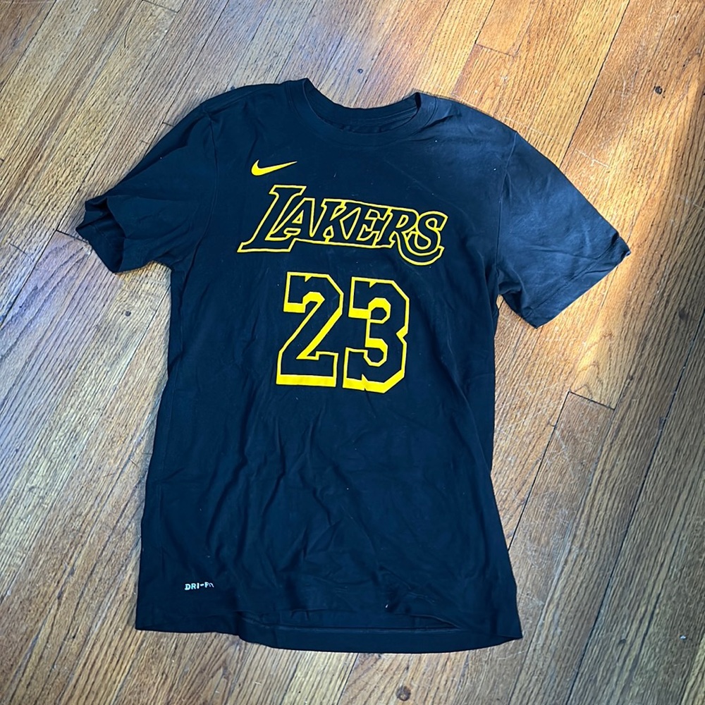 LeBron James Nike Lakers T-Shirt Black